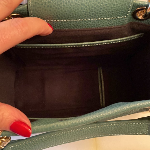 Heirloom leather handbag carried once in mint condition.  See pictures! - Picture 5 of 11